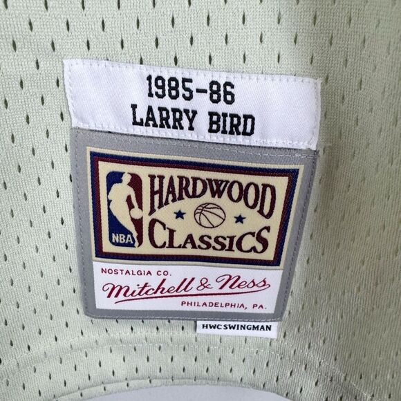 MITCHELL & NESS | NEW Hardwood Classics Celtics Bird #33 Basketball Jersey XS - Picture 6 of 12